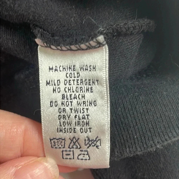 Lily PULTIZER Black Zip Up Hoodie Size 8 - Picture 5 of 5